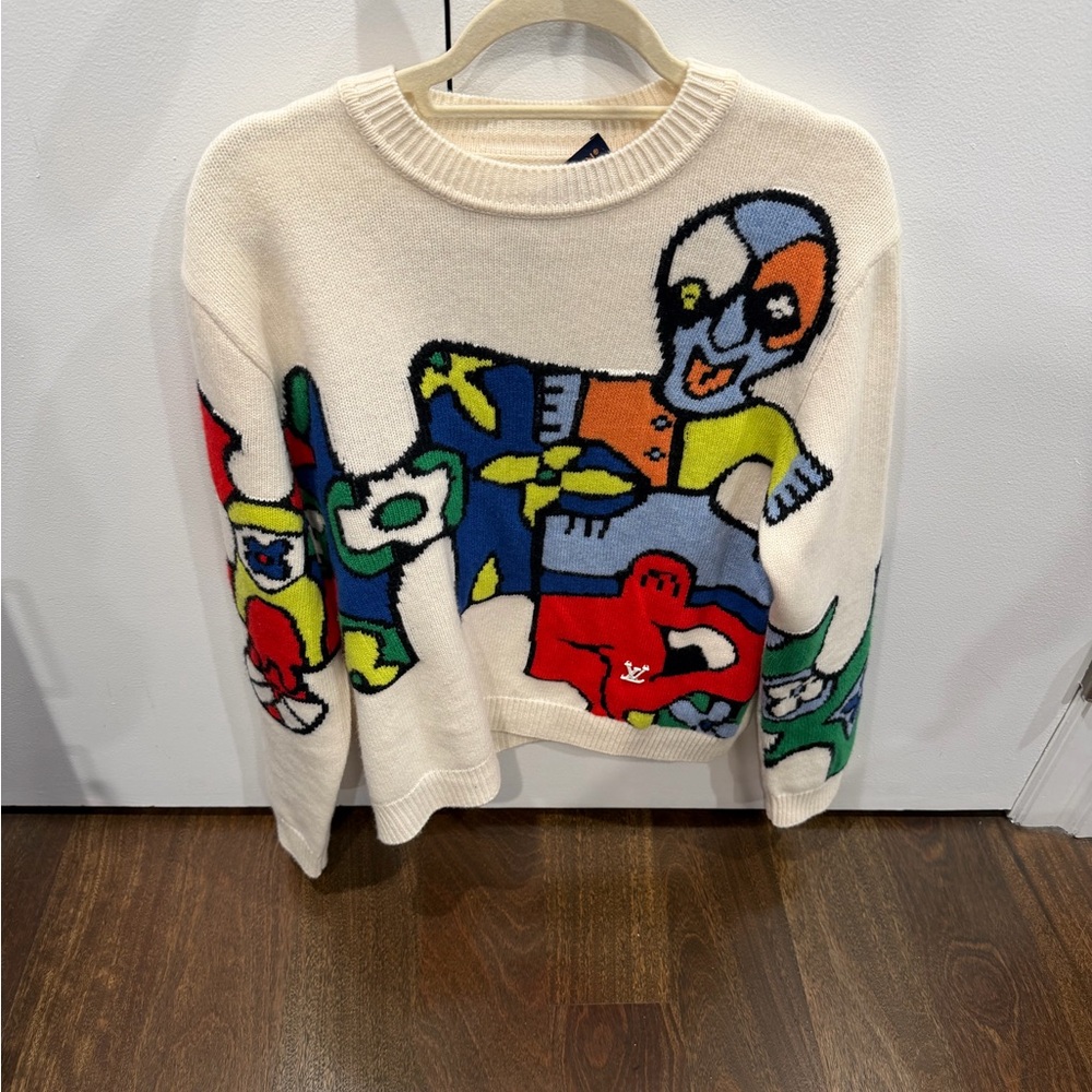 Louis Vuitton Virgil Puzzle Sweater size small